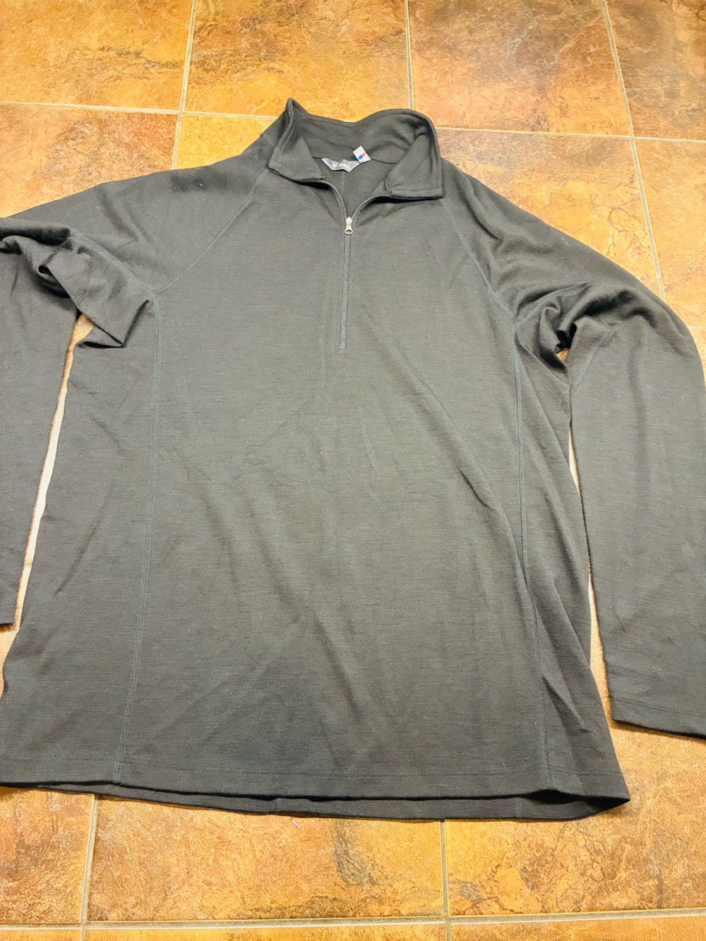 ibex Men's Half-Zip Lightweight Sweater - Charcoal